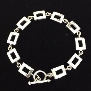 Sterling Silver Bracelet w/Toggle Clasp